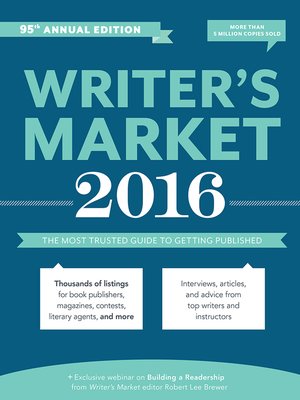 cover image of Writer's Market 2016